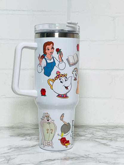 40oz Custom Quencher Tumbler –  Beauty for Beast Inspired