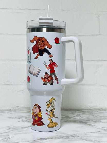 40oz Custom Quencher Tumbler –  Beauty for Beast Inspired